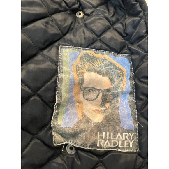 Hilary Radley Vintage Colorful Patchwork Plaid Long Jacket Coat Fairy Grunge S - Picture 11 of 15